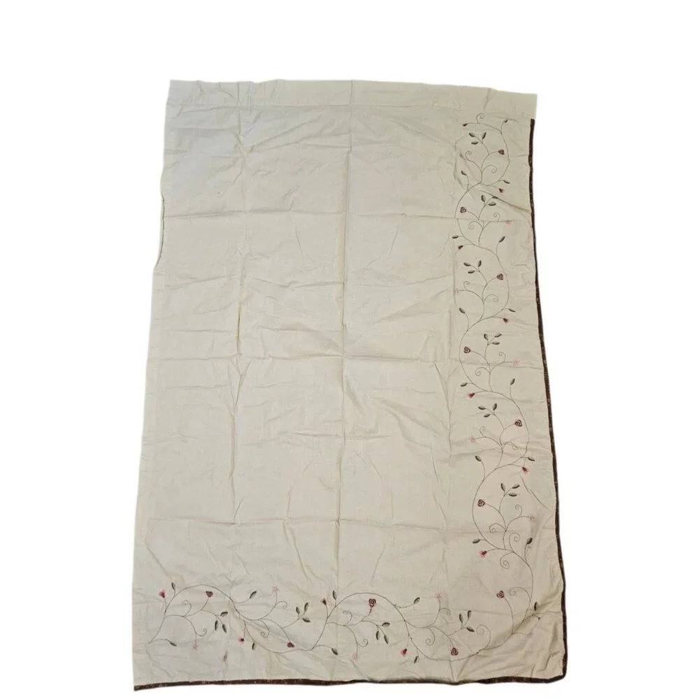 JcPenney Home Rachel Heirloom 3 Pc Window Treatment Set Panels 42 X‎ 63 In Beige